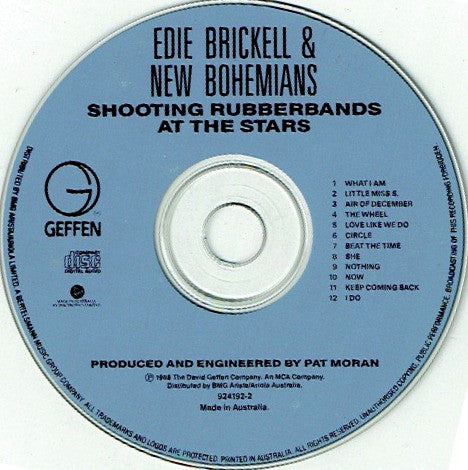 Edie Brickell & New Bohemians : Shooting Rubberbands At The Stars (CD, Album, RE)