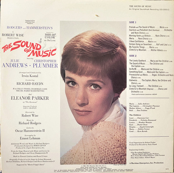 Various : The Sound Of Music (LP, Album, RE, Gat)