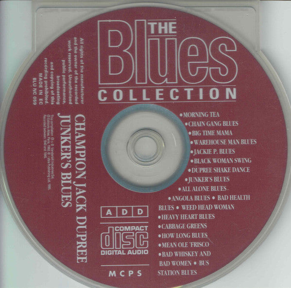 Champion Jack Dupree : Junker's Blues (CD, Comp, RM)