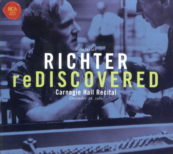 Sviatoslav Richter : Rediscovered • Carnegie Hall Recital December 26, 1960 (2xCD, Album, Ltd, RM, Dig)