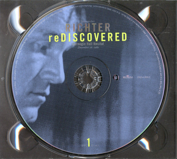 Sviatoslav Richter : Rediscovered • Carnegie Hall Recital December 26, 1960 (2xCD, Album, Ltd, RM, Dig)