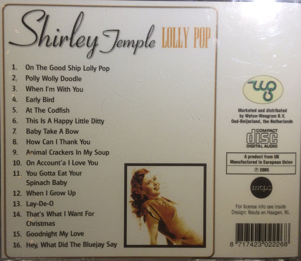 Shirley Temple : Lolly Pop (CD, Comp)