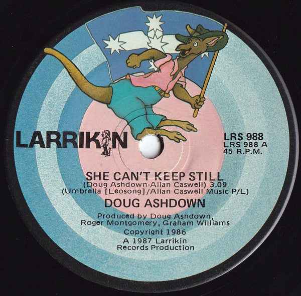 Doug Ashdown : She Can't Keep Still (7", Single)