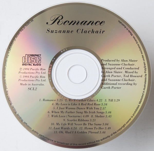 Suzanne Clachair : Romance (CD, Album)