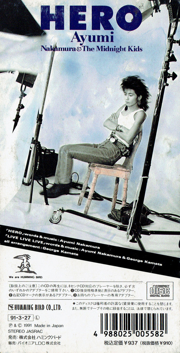 Ayumi Nakamura & The Midnight Kids : Hero (CD, Mini, Single)
