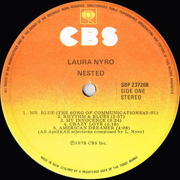 Laura Nyro : Nested (LP, Album)