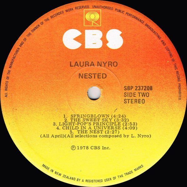 Laura Nyro : Nested (LP, Album)