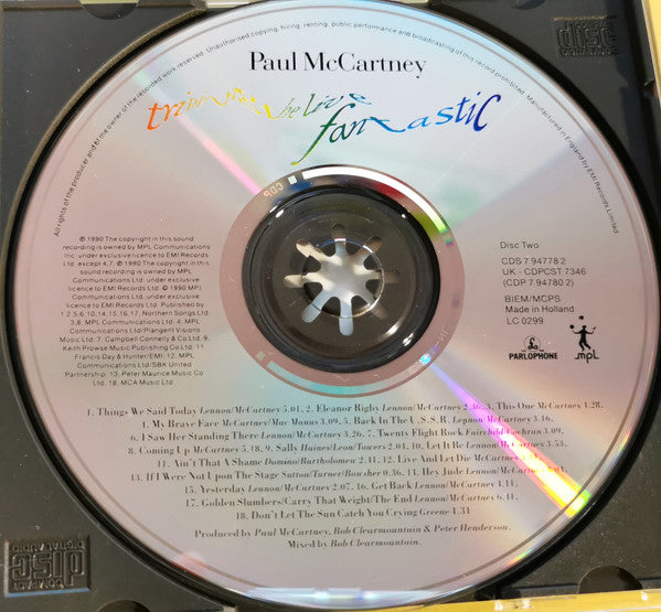 Paul McCartney : Tripping The Live Fantastic (2xCD, Album)
