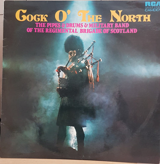 The Pipes And Drums And Military Band Of The Regimental Brigade Of Scotland : Amazing Grace (LP, Album, RE)