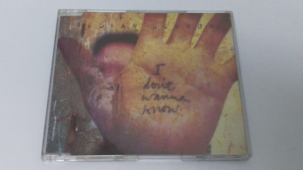 Julian Lennon : I Don't Wanna Know (CD, Single, Enh)