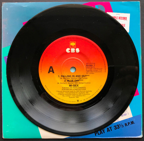 Mi-Sex : Four Play: Volume Seventeen (7", EP, Comp)