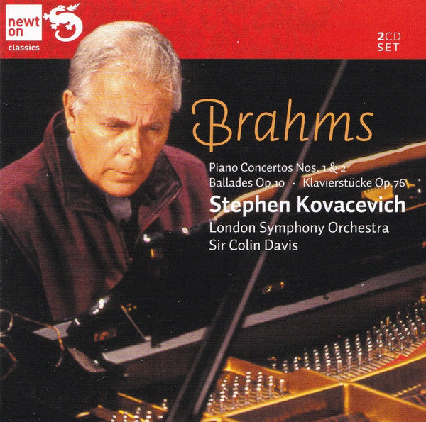 Johannes Brahms - Stephen Bishop-Kovacevich, London Symphony Orchestra, Sir Colin Davis : Piano Concertos Nos. 1 & 2, Ballades Op. 10, Klavierstücke Op. 76 (2xCD, Comp, RE)
