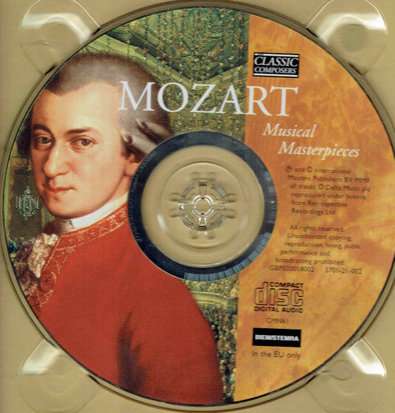 Mozart* : Musical Masterpieces (CD, Comp, RE, Har)