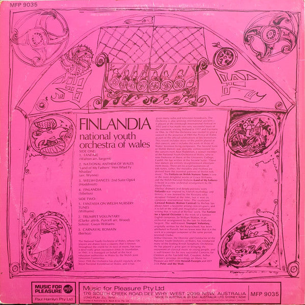 National Youth Orchestra Of Wales : Finlandia (LP)