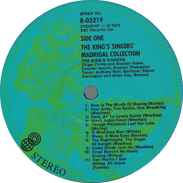 The King's Singers : Madrigal Collection (LP, Album, Club, RE)
