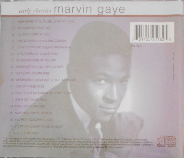 Marvin Gaye : Early Classics (CD, Comp)