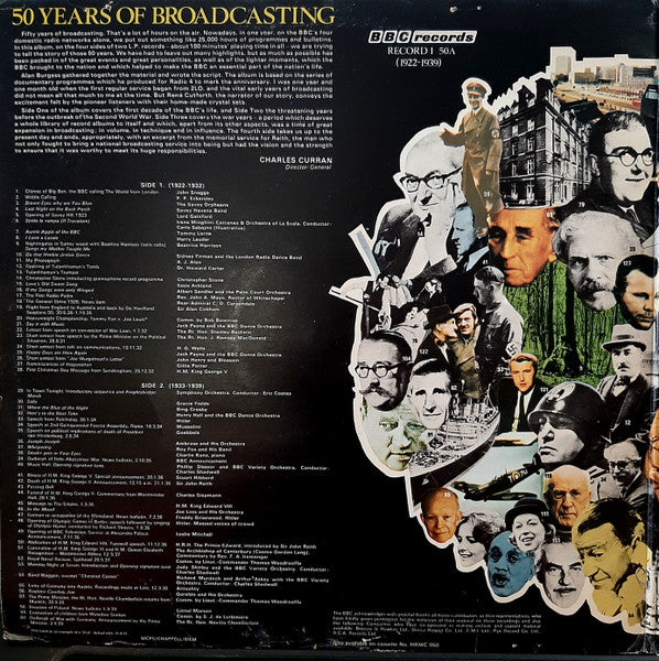 Various : BBC 1922-1972 (2xLP, Comp, Mono, Gat)