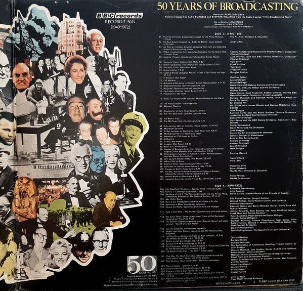Various : BBC 1922-1972 (2xLP, Comp, Mono, Gat)