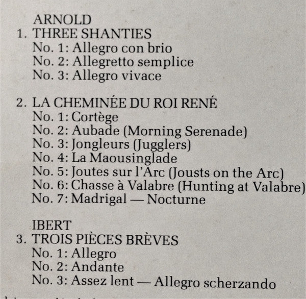 The Barry Tuckwell Wind Quintet : The Barry Tuckwell Wind Quintet (LP, Album)