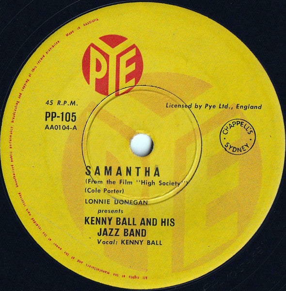 Kenny Ball And His Jazzmen : Samantha (7", Single)