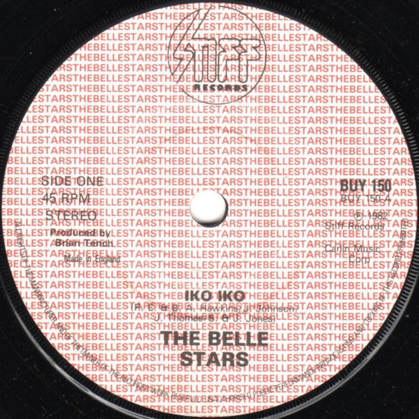 The Belle Stars : Iko Iko (7", Single)