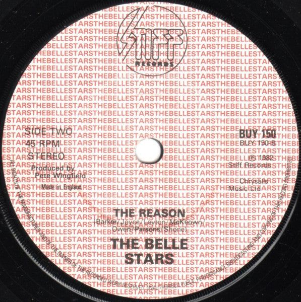 The Belle Stars : Iko Iko (7", Single)