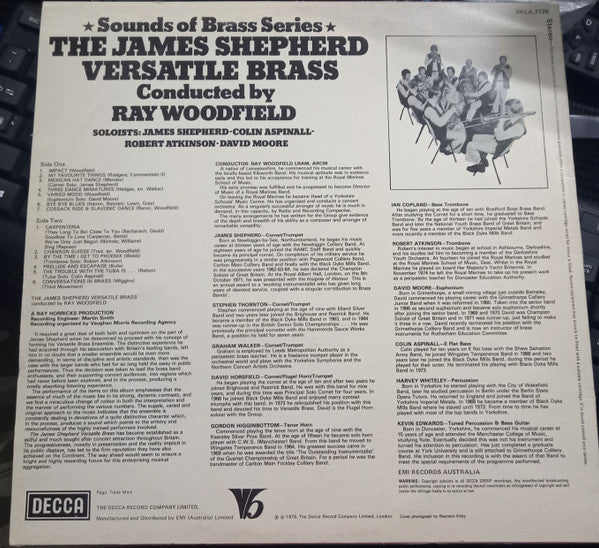 James Shepherd Versatile Brass : Sounds Of Brass  (LP)
