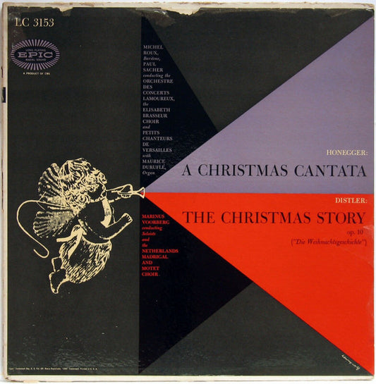 Arthur Honegger, Hugo Distler : A Christmas Cantata / The Christmas Story (LP, Album)