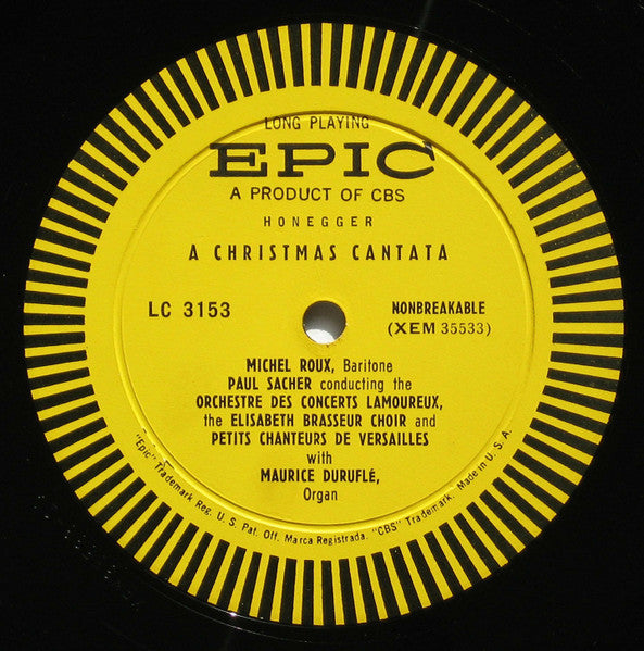 Arthur Honegger, Hugo Distler : A Christmas Cantata / The Christmas Story (LP, Album)