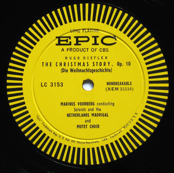 Arthur Honegger, Hugo Distler : A Christmas Cantata / The Christmas Story (LP, Album)