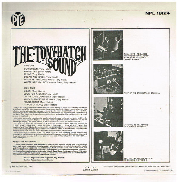 The Tony Hatch Sound : The Tony Hatch Sound (LP)