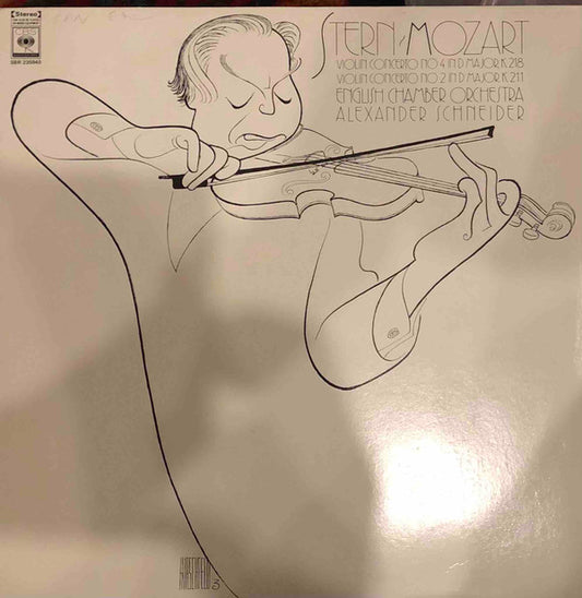Mozart* / Stern*, English Chamber Orchestra, Alexander Schneider : Violin Concerto No 4 In D Major, K. 218 / Violin Concerto No 2 In D Major, K. 211 (LP)