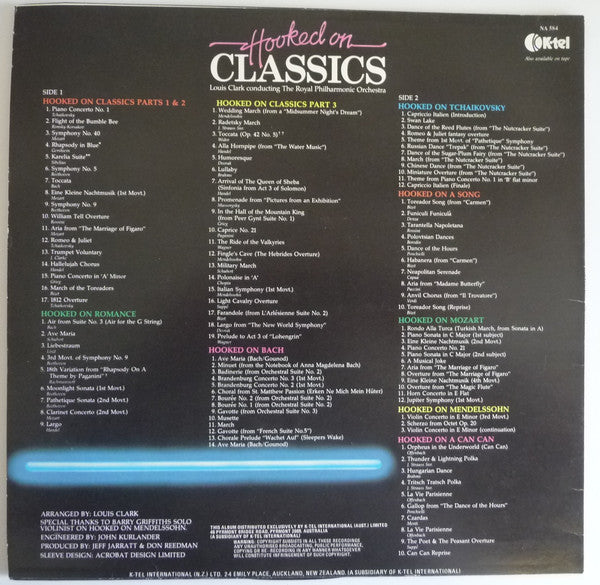 Louis Clark Conducting Royal Philharmonic Orchestra : Hooked On Classics Collection (4xLP, Comp, Box)