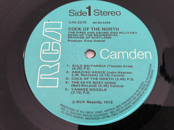 The Pipes And Drums And Military Band Of The Regimental Brigade Of Scotland : Cock O' The North (LP, Album)