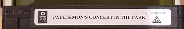 Paul Simon : Paul Simon's Concert In The Park (VHS, PAL)
