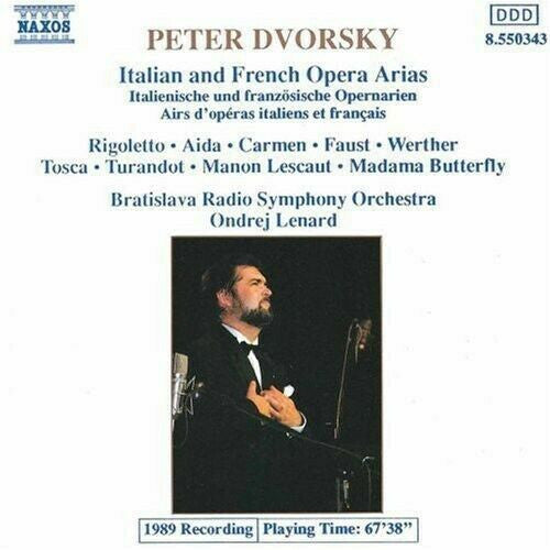 Peter Dvorský / Bratislava Radio Symphony Orchestra* / Ondrej Lenard* : Italian And French Opera Arias (CD, Album)