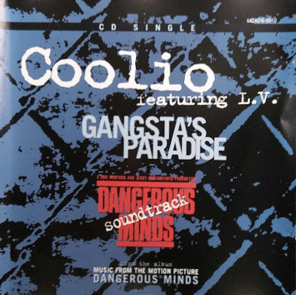 Coolio Featuring LV : Gangsta's Paradise (CD, Single, RP)