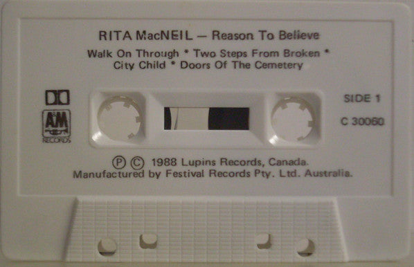 Rita MacNeil : Reason To Believe (Cass)
