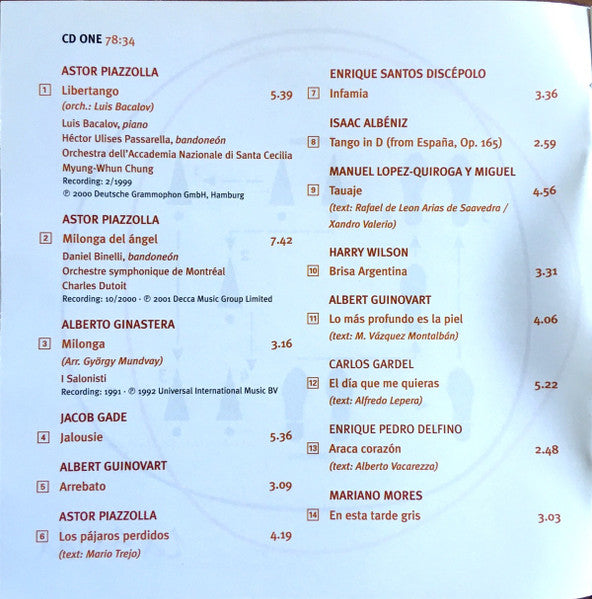 Various : The Tango Album (2xCD, Comp)