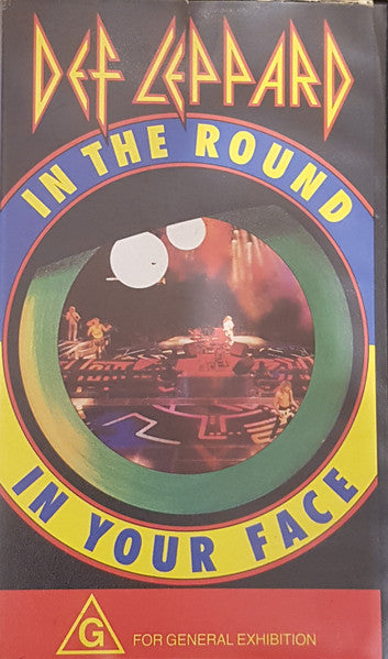 Def Leppard : In The Round In Your Face (VHS, PAL)