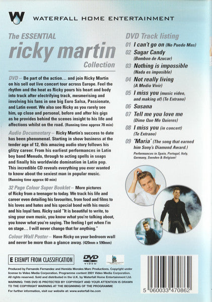Ricky Martin : The Essential Ricky Martin Collection (DVD-V + CD, Aud + Comp)