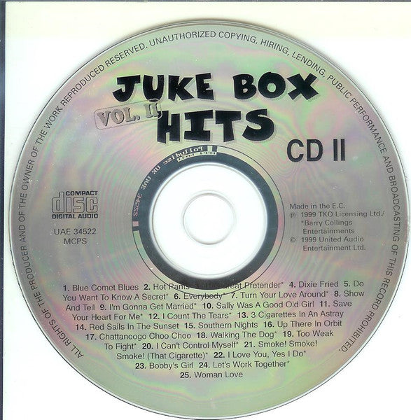 Various : 25 Juke Box Hits II - Vol. II (CD, Comp)