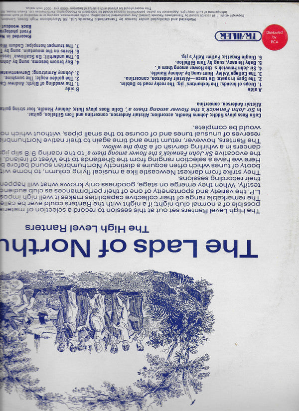 The High Level Ranters : The Lads Of Northumbria (LP, Album, RE, Yel)