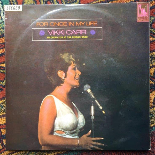 Vikki Carr : For Once In My Life (LP, Album, Fli)