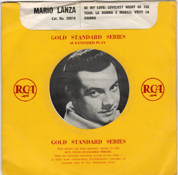 Mario Lanza : Mario Lanza (7", EP, Mono)