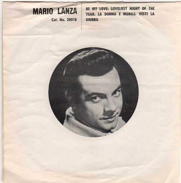 Mario Lanza : Mario Lanza (7", EP, Mono)