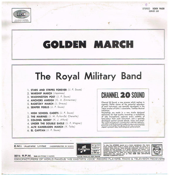 The Royal Military Band* : Golden March (LP)