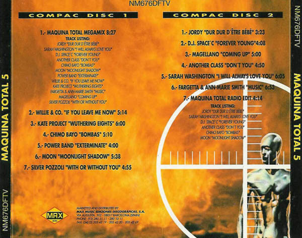 Various : Maquina Total 5 (2xCD, Comp, P/Mixed)