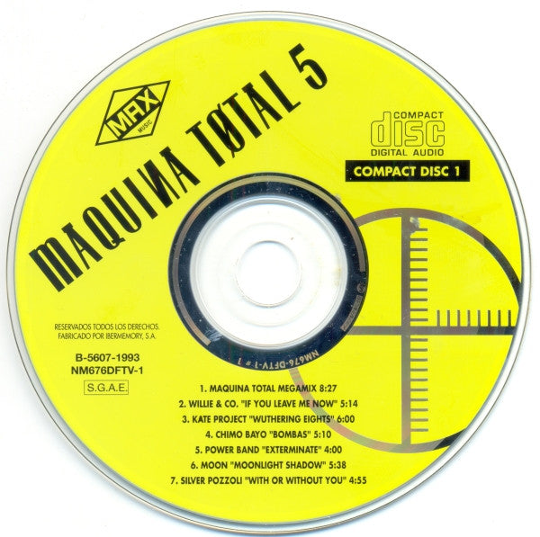 Various : Maquina Total 5 (2xCD, Comp, P/Mixed)