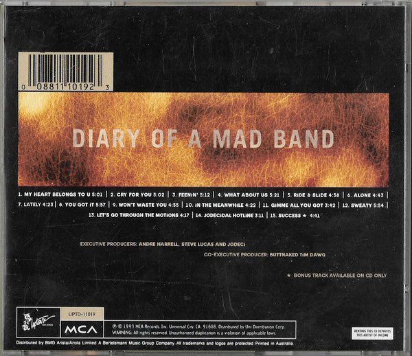 Jodeci : Diary Of A Mad Band (CD, Album)